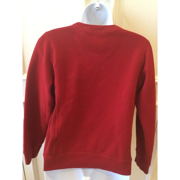 Eddie Bauer Women's Red Sweatshirt XS Soft Embroidered Logo - Picture 4 of 11